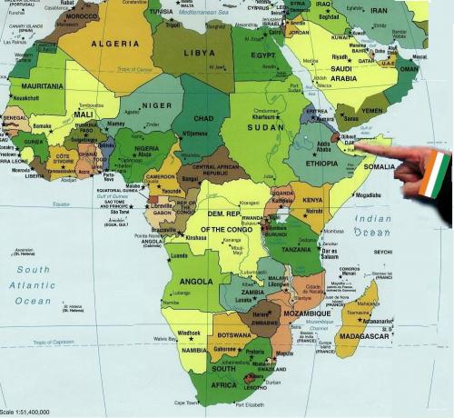 map of Africa